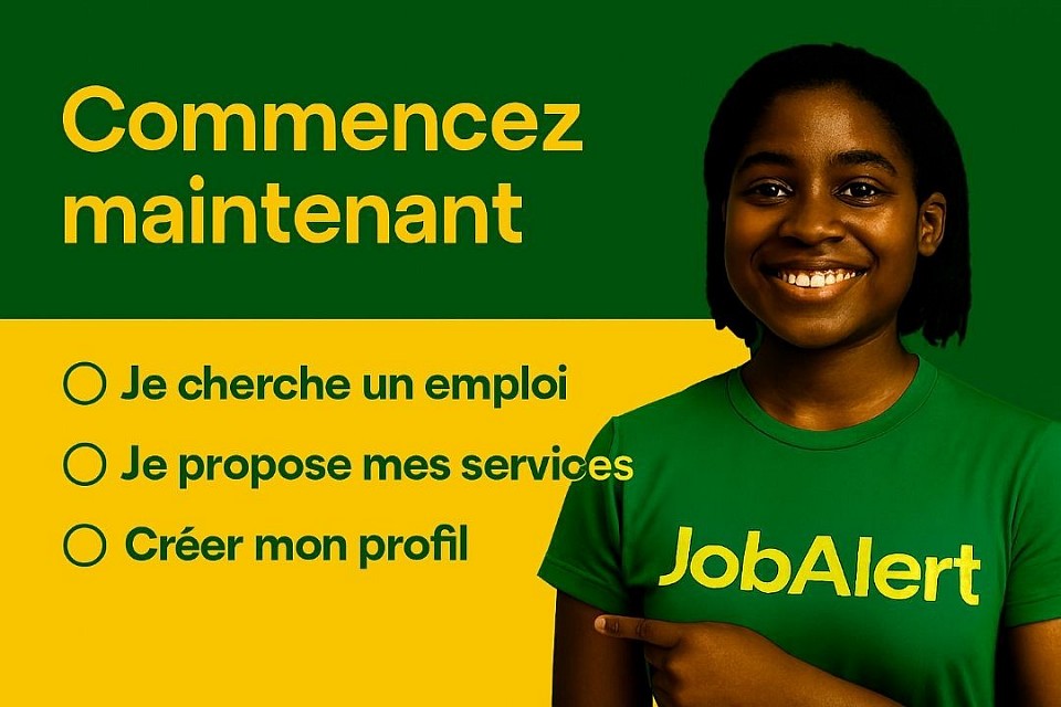 Commencez maintenant | je cherche un emplois, je propose mes services, créer mon profil